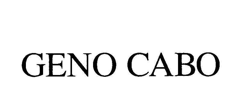 Mẫu nhãn hiệu GENO CABO