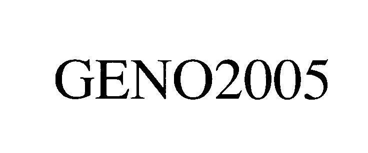 Mẫu nhãn hiệu GENO2005