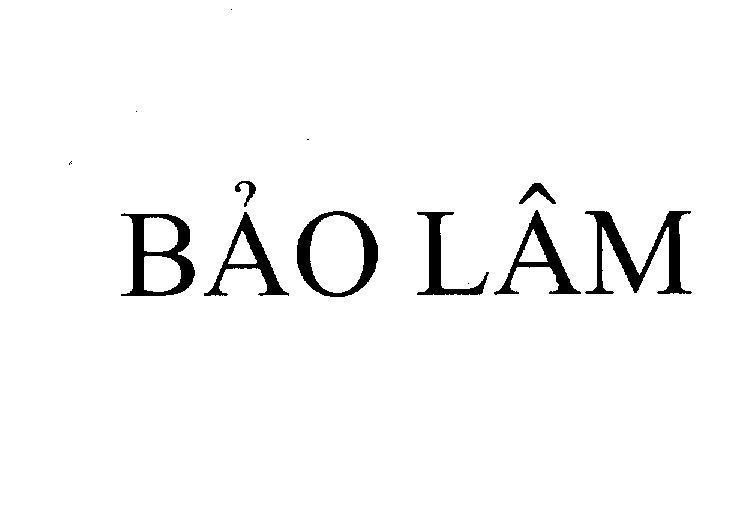 Mẫu nhãn hiệu Bảo Lâm