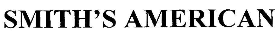 Mẫu nhãn hiệu SMITH'S AMERICAN