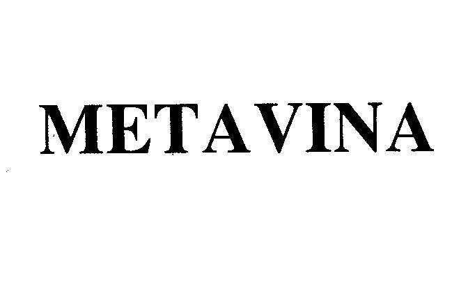 Mẫu nhãn hiệu METAVINA