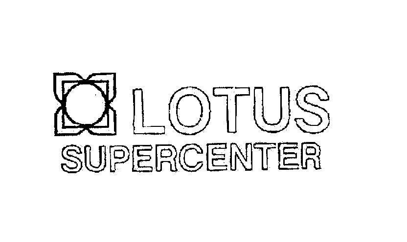 Mẫu nhãn hiệu LOTUS SUPERCENTER