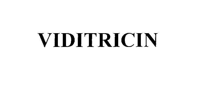 Mẫu nhãn hiệu VIDITRICIN