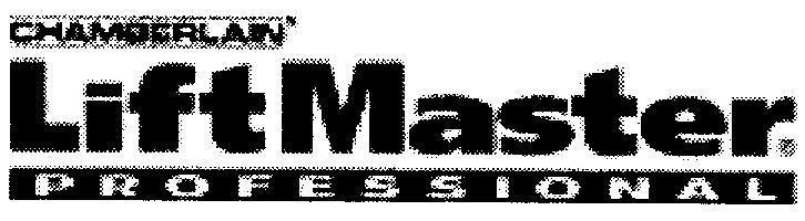 Mẫu nhãn hiệu CHAMBERLAIN LIFTMASTER PROFESSIONAL