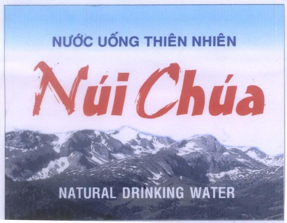 Mẫu nhãn hiệu Núi Chúa Nước uống thiên nhiên