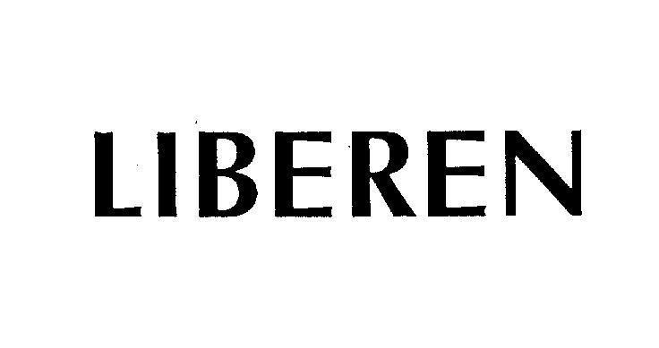 Mẫu nhãn hiệu LIBEREN