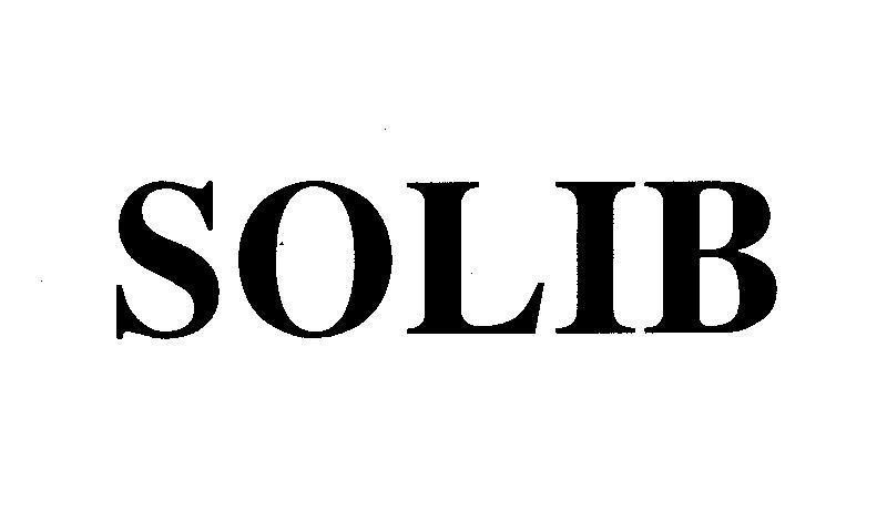 Mẫu nhãn hiệu SOLIB