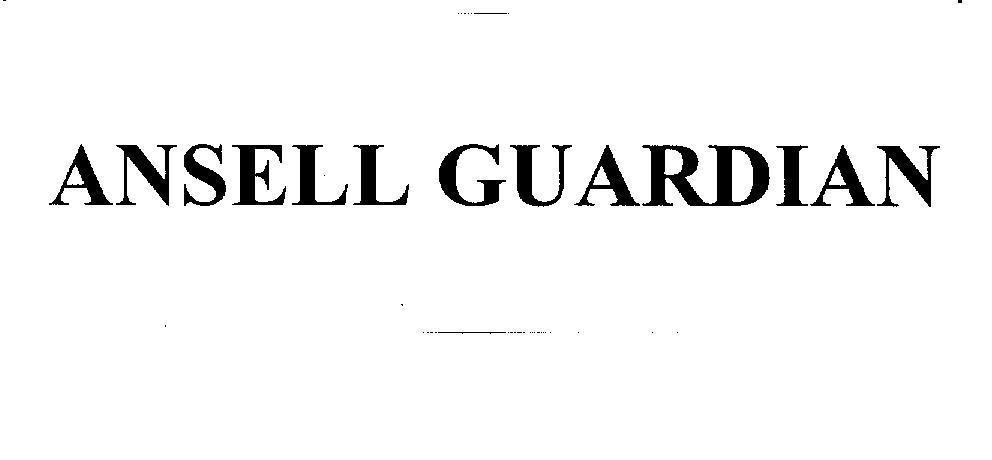 Mẫu nhãn hiệu ANSELL GUARDIAN