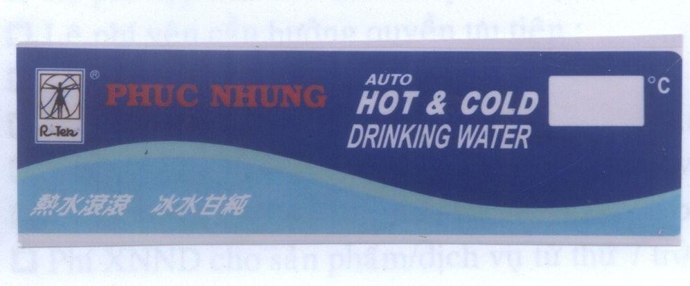 Mẫu nhãn hiệu PHUC NHUNG AUTO HOT & COLD DRINKING WATER R-TER