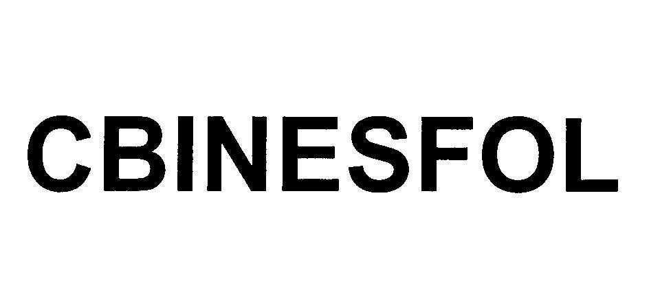 Mẫu nhãn hiệu CBINESFOL