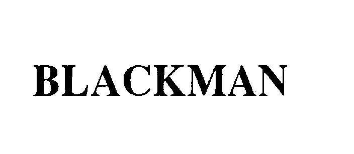 Mẫu nhãn hiệu BLACKMAN