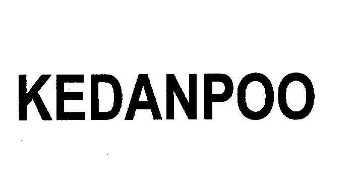 Mẫu nhãn hiệu KEDANPOO