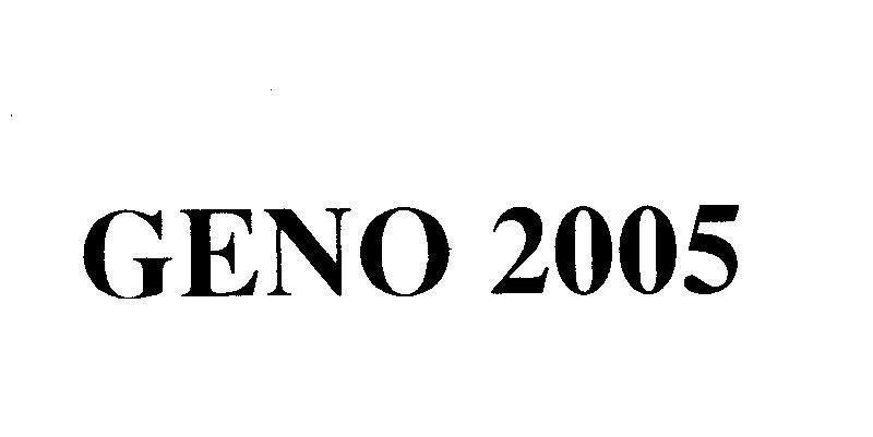 Mẫu nhãn hiệu GENO 2005