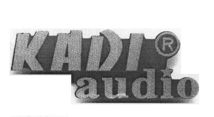 Mẫu nhãn hiệu KADI AUDIO