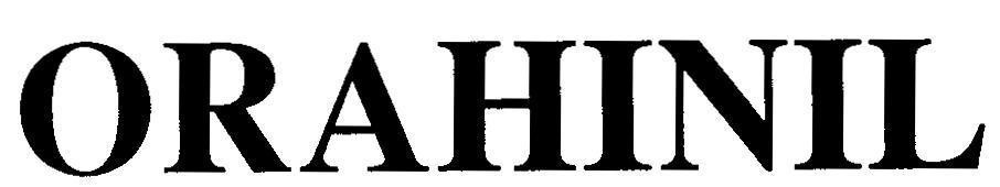 Mẫu nhãn hiệu ORAHINIL