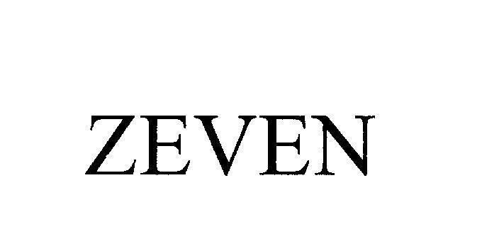 Mẫu nhãn hiệu ZEVEN