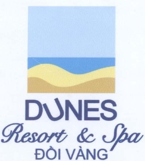 Mẫu nhãn hiệu DUNES RESORT & SPA Đồi Vàng