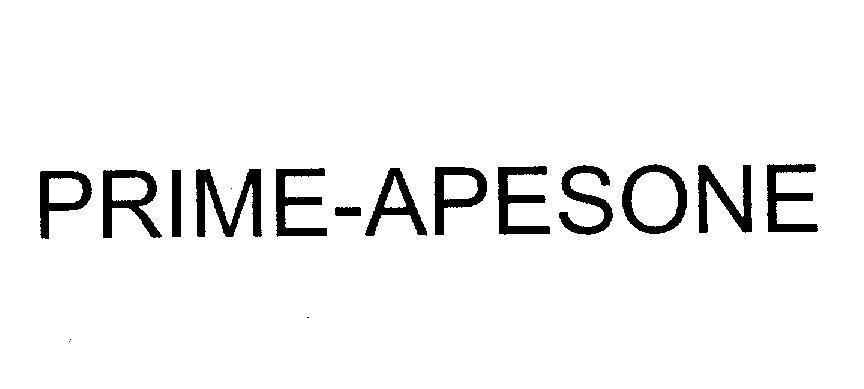 Mẫu nhãn hiệu PRIME-APESONE