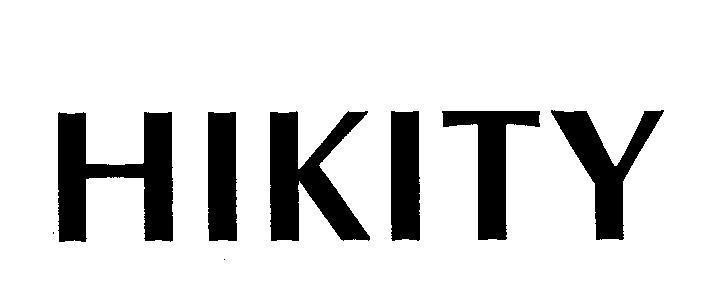 Mẫu nhãn hiệu HIKITY