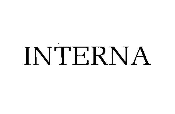 Mẫu nhãn hiệu INTERNA