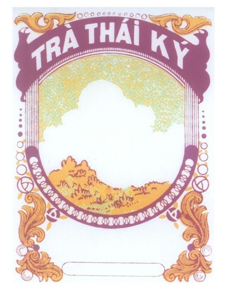 Mẫu nhãn hiệu Trà Thái Ký