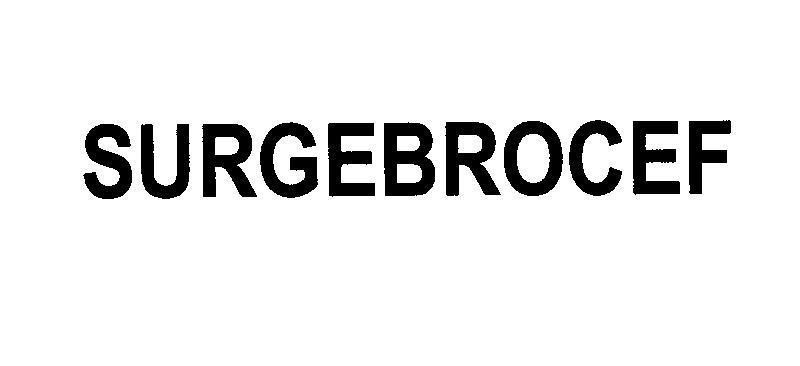 Mẫu nhãn hiệu SURGEBROCEF