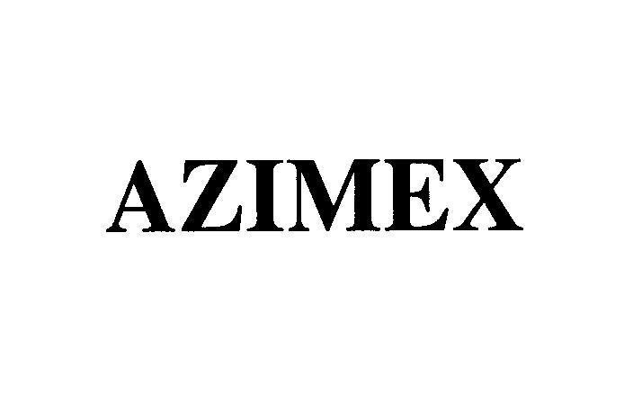 Mẫu nhãn hiệu AZIMEX