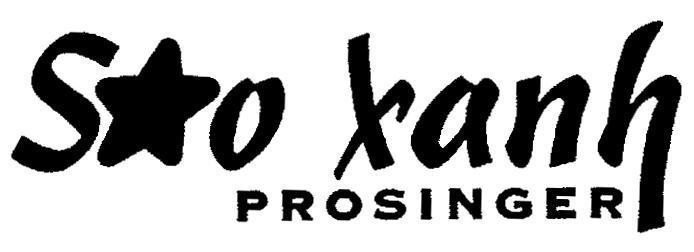 Mẫu nhãn hiệu Sao xanh PROSINGER