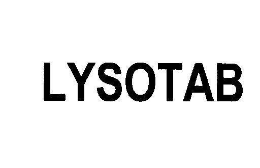 Mẫu nhãn hiệu LYSOTAB