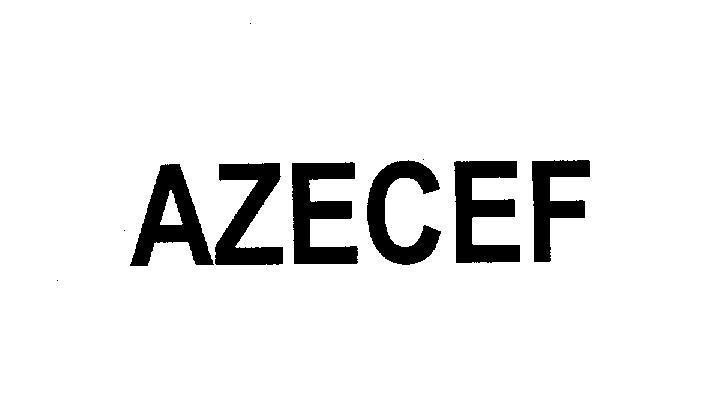 Mẫu nhãn hiệu AZECEF