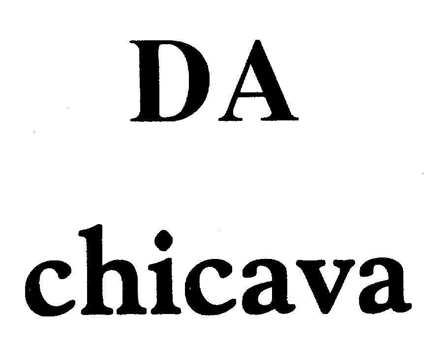 Mẫu nhãn hiệu DA Chicava