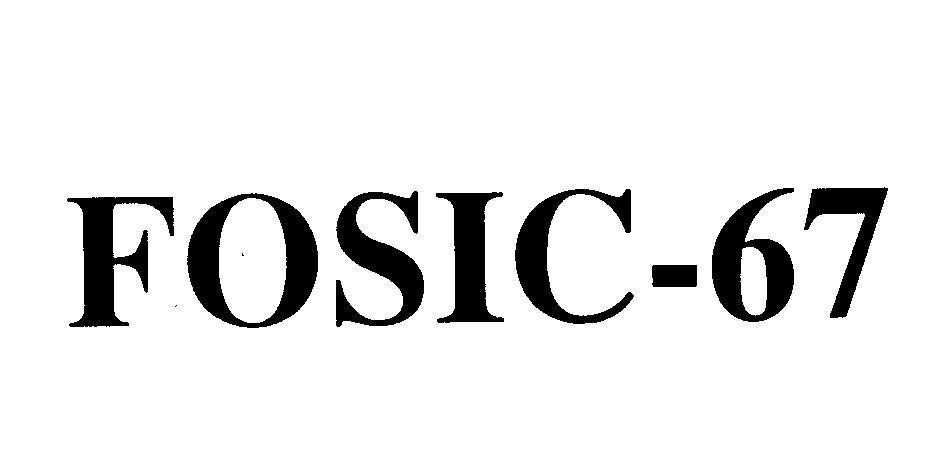 Mẫu nhãn hiệu FOSIC - 67
