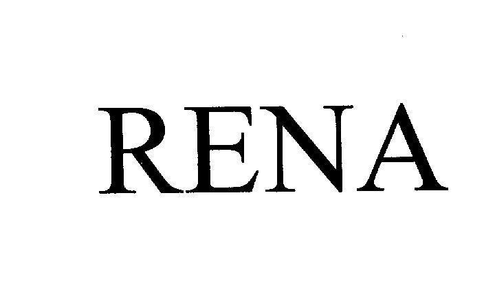 Mẫu nhãn hiệu RENA