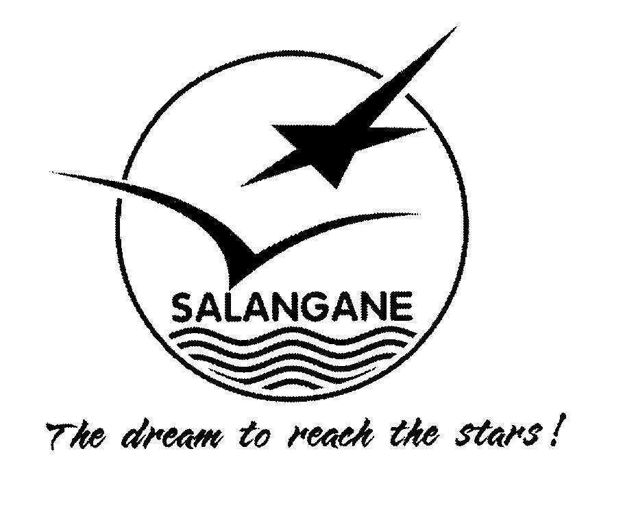 Mẫu nhãn hiệu SALANGANE THE DREAM TO REACH THE STARS!