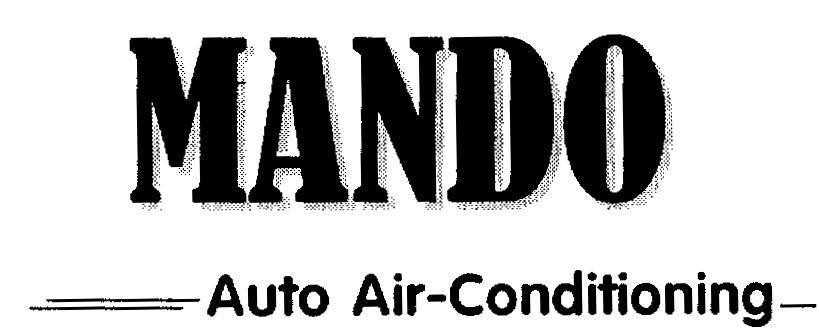 Mẫu nhãn hiệu MANDO Auto Air-Conditioning