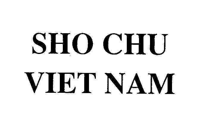 Mẫu nhãn hiệu SHO CHU VIET NAM