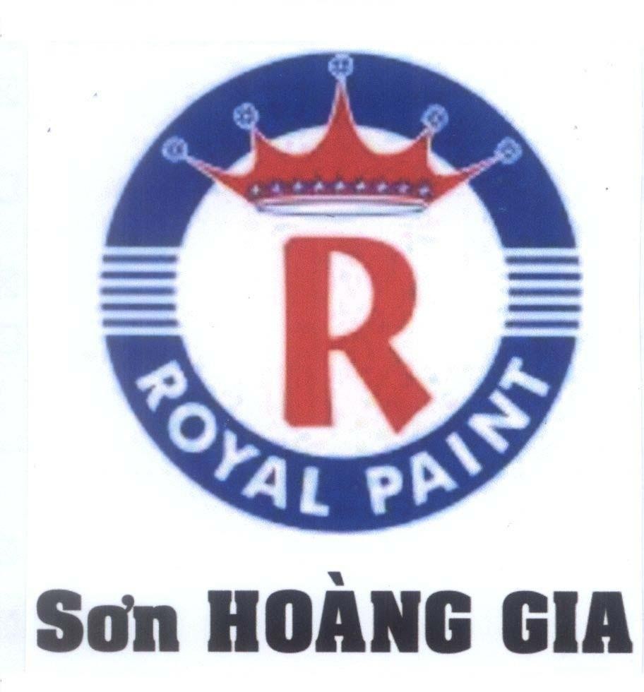 Mẫu nhãn hiệu R ROYAL PAINT Sơn Hoàng Gia