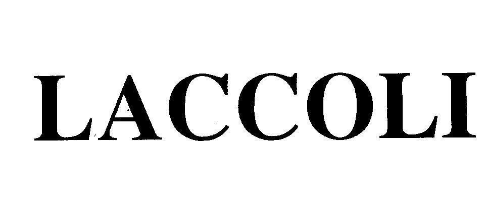 Mẫu nhãn hiệu LACCOLI