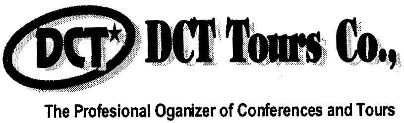 Mẫu nhãn hiệu DCT TOURS CO.,THE PROFESIONAL OGANIZER OF CONFERENCES AND TOURS - số đơn VN-4-2005-15129