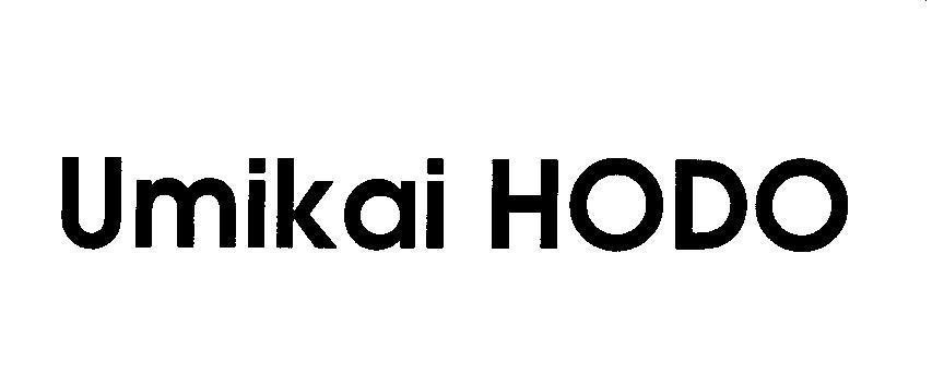 Mẫu nhãn hiệu UMIKAI HODO