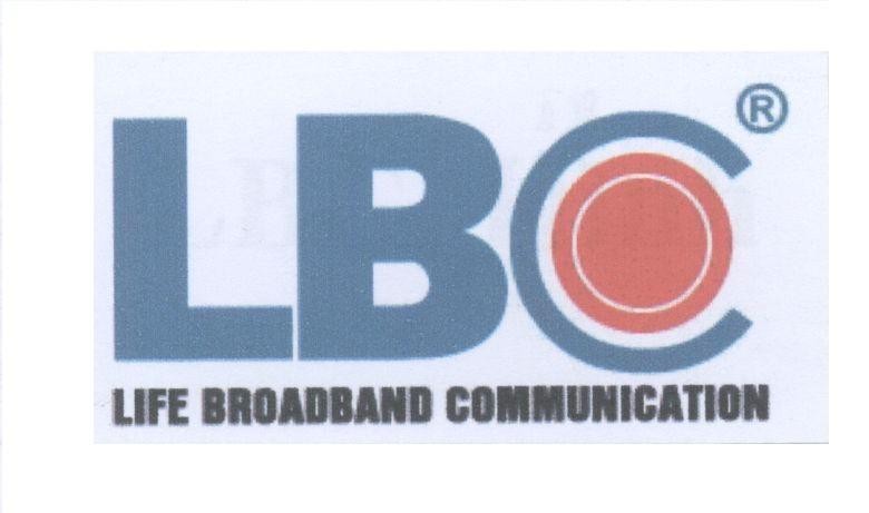 Mẫu nhãn hiệu LBC LIFE BROADBRAND COMMUNICATION