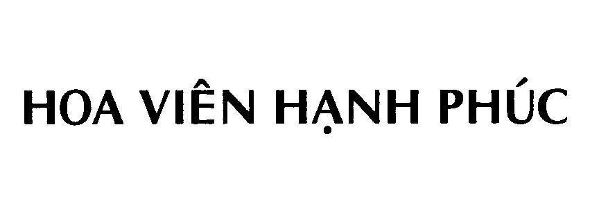 Mẫu nhãn hiệu Hoa viên Hạnh phúc