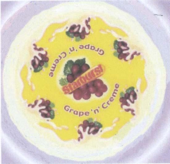 Mẫu nhãn hiệu STARBURST GRAPE 'N' CREME