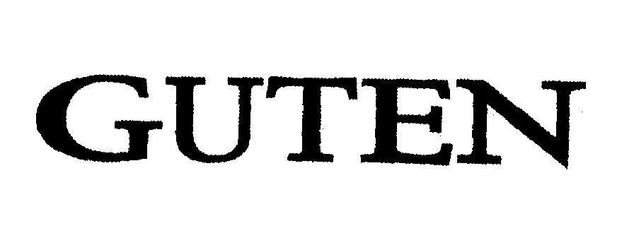 Mẫu nhãn hiệu GUTEN