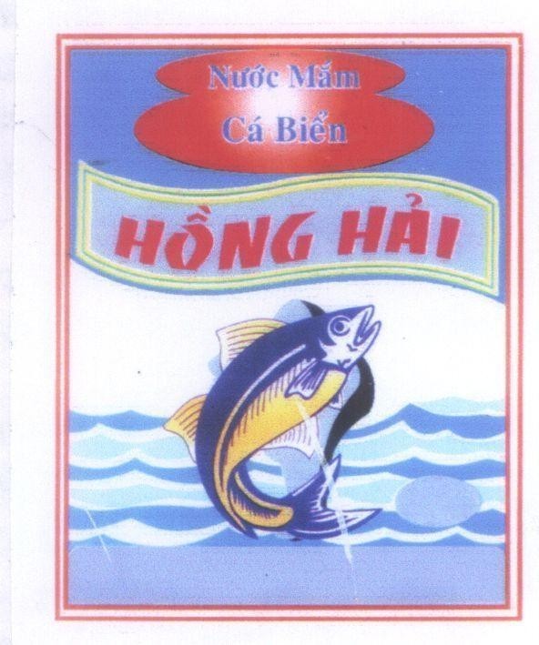 Mẫu nhãn hiệu Nước mắm Cá biển Hồng Hải