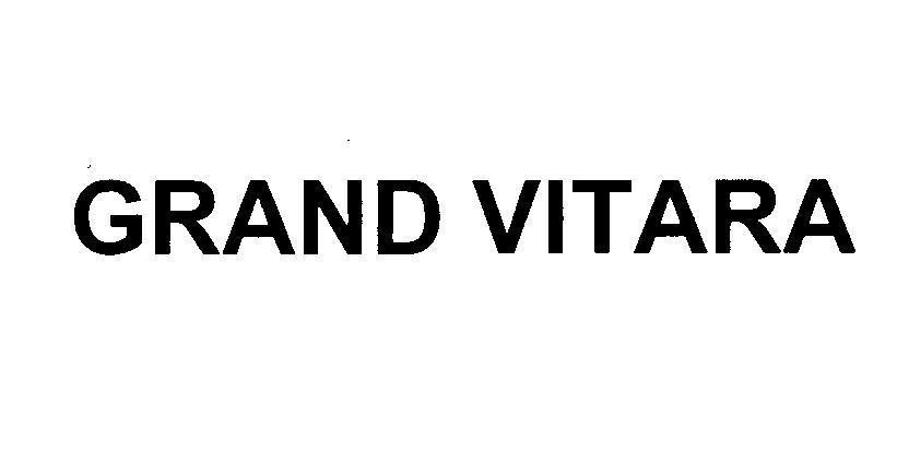 Mẫu nhãn hiệu GRAND VITARA