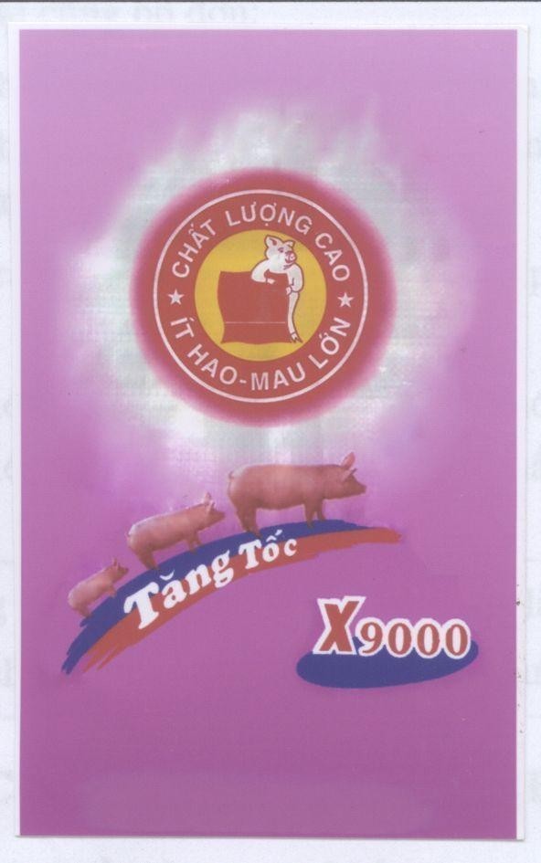 Mẫu nhãn hiệu Tăng Tốc X9000 Chất lượng cao ít hao - Mau lớn