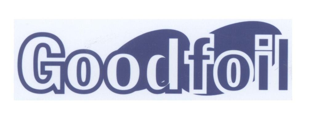 Mẫu nhãn hiệu GOODFOIL
