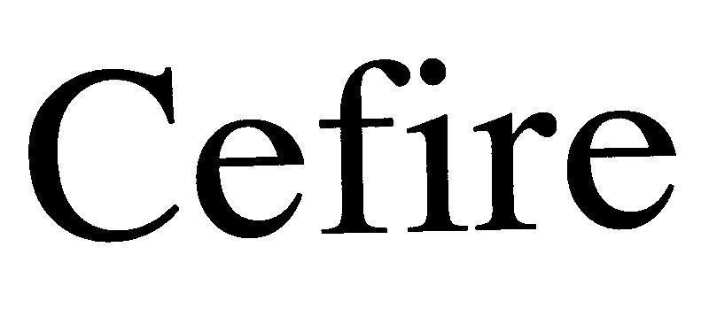 Mẫu nhãn hiệu CEFIRE