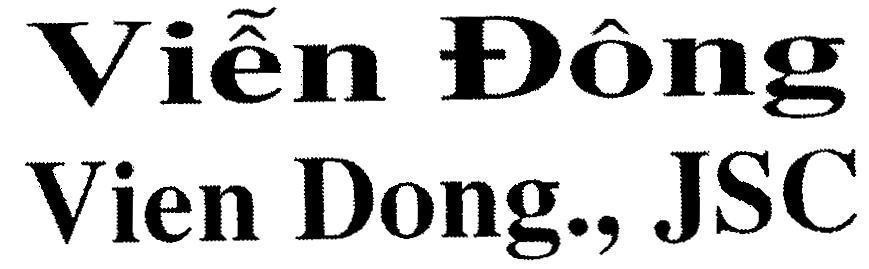 Mẫu nhãn hiệu Viễn Đông VIEN DONG., JSC